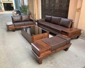 Bộ sofa gỗ tự nhiên cao cấp