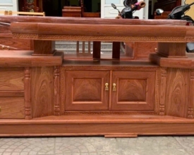 KỆ TIVI GỖ TỰ NHIÊN CAO CẤP