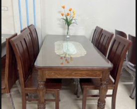 Bộ bàn ghế ăn vuông - 6 ghế