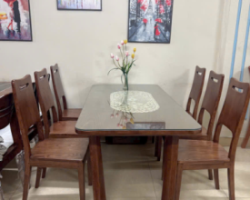 Bộ bàn ghế ăn 6 ghế - M02