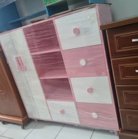 Tủ quẩn áo bé gái kèm kệ để đồ