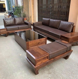 Bộ sofa gỗ tự nhiên cao cấp