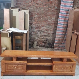 Kệ tivi gỗ tự nhiên 100%, vân gỗ đẹp