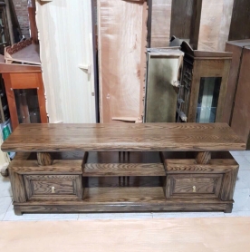 Kệ tivi gỗ tự nhiên 100%, vân gỗ đẹp nổi bật