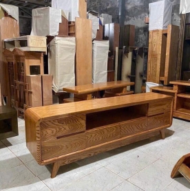 kệ tivi gỗ tự nhiên cao cấp 100%